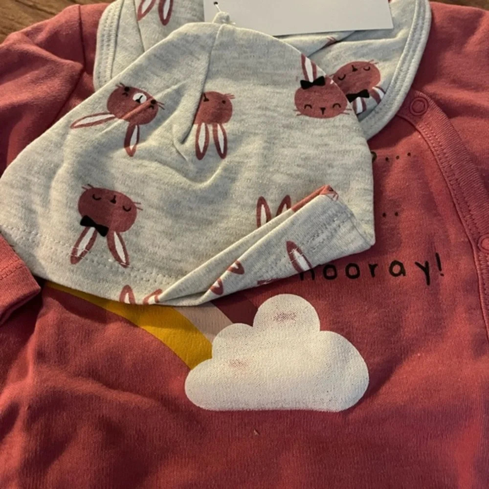 PETIT LEM 5-Piece Happy Thoughts Footie Set - Picture 5 of 8